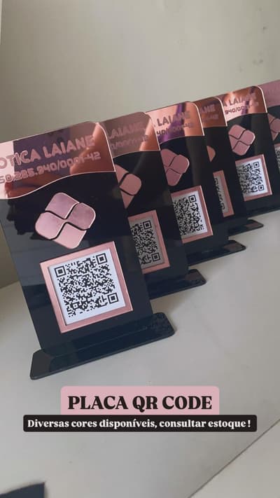 PLACA QR CODE